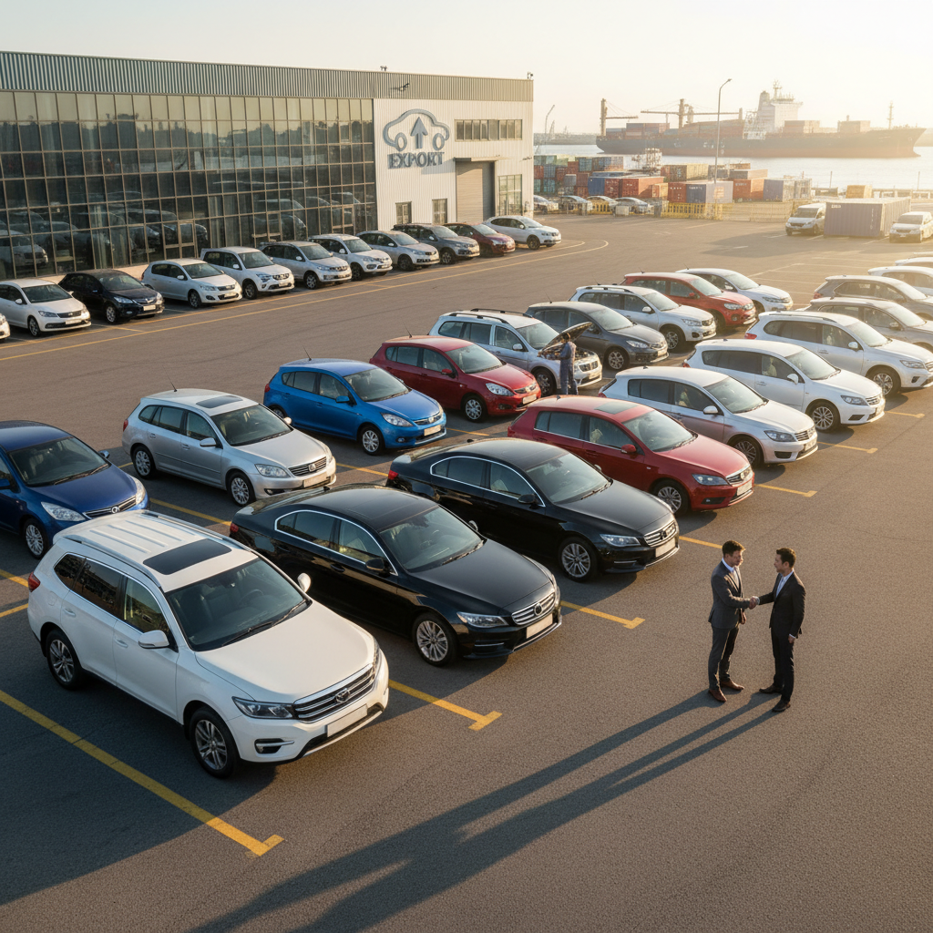 Realistische foto passend bij Auto Opkoper Export: Uw Wagen Snel en Voordelig Verkopen voor website 
